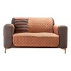 El Elefantito Protector De Sillon Love Seat Lucca Beige Vino