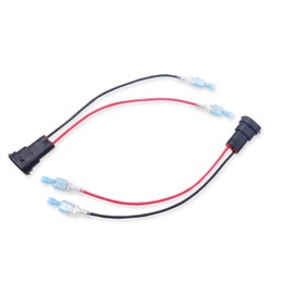 WSays H10 Male Adapter Wiring Harness Sockets Fit LED Headlights Fog Lights Pod Compatible with Female Plug