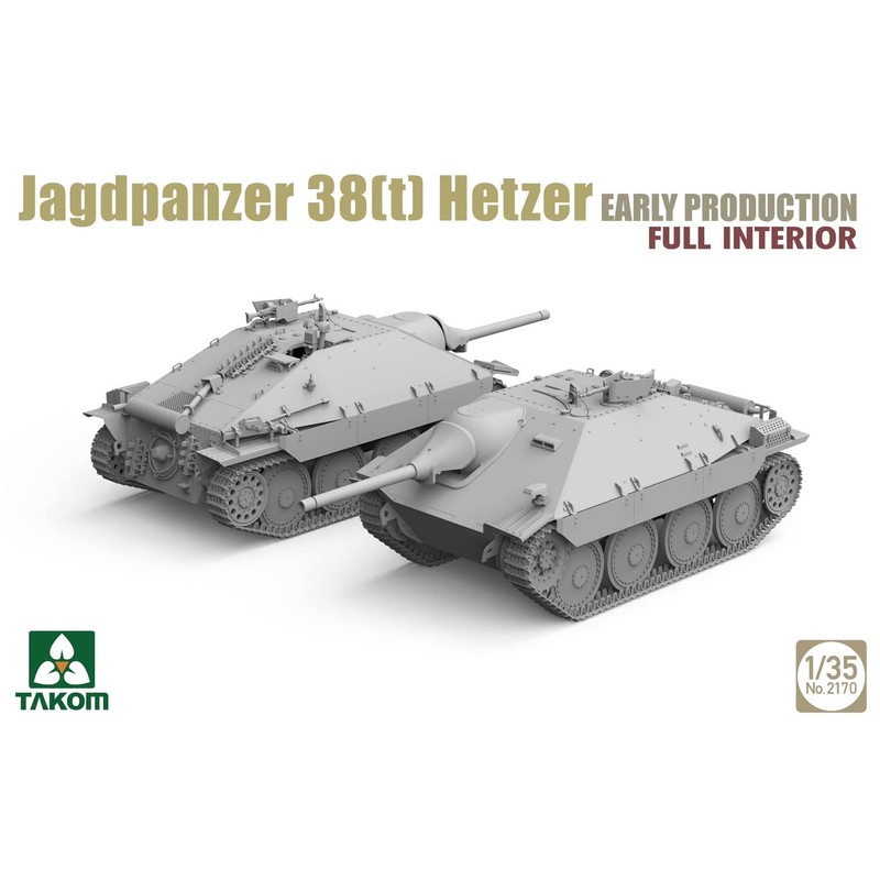 Tacom TKO2170 1/35 German Army Type 38 Light Destroyer Tank,