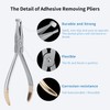 Dental Adhesive Removing Pliers, Orthodontic Bandage Remover Forceps Dental Surgical