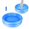 2 Pack Inflatable Pool Foot Bath Basin, Pool Clean Feet