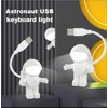 Fyearfly USB LED Reading Light, Astronaut LED Lamp with USB