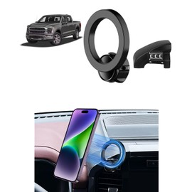 Car Phone Mount for Ford F-150 2021 2022 2023 2024 Accessories Custom Air Vent Compatible with Magsafe Car Phone Holder Hands Free 360° Rotation Cell Phone Automobile Cradles