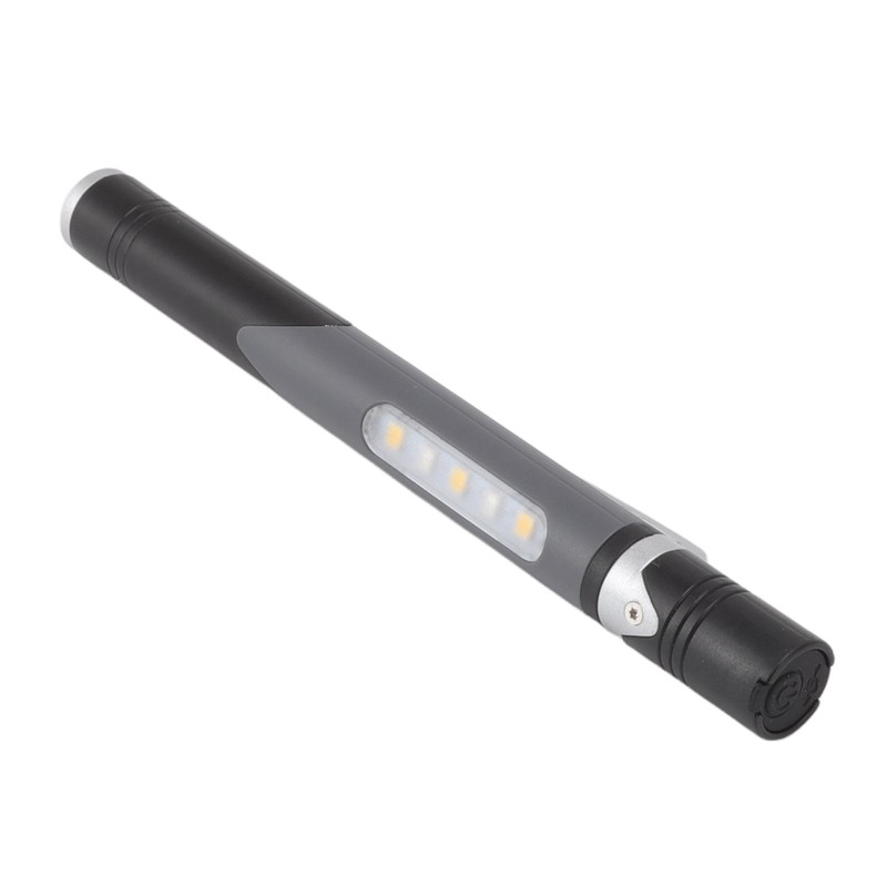 Pen Flashlight USB Charge 3 Light Sources LED Chip Clip