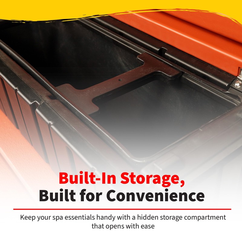 Heatwave Hot Tub Steps with Storage for Spa Accessories -