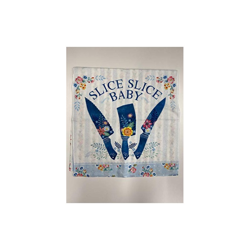 Cook Shop 207030015 Slice Baby Tea Towels, Polyester, Pale Blue