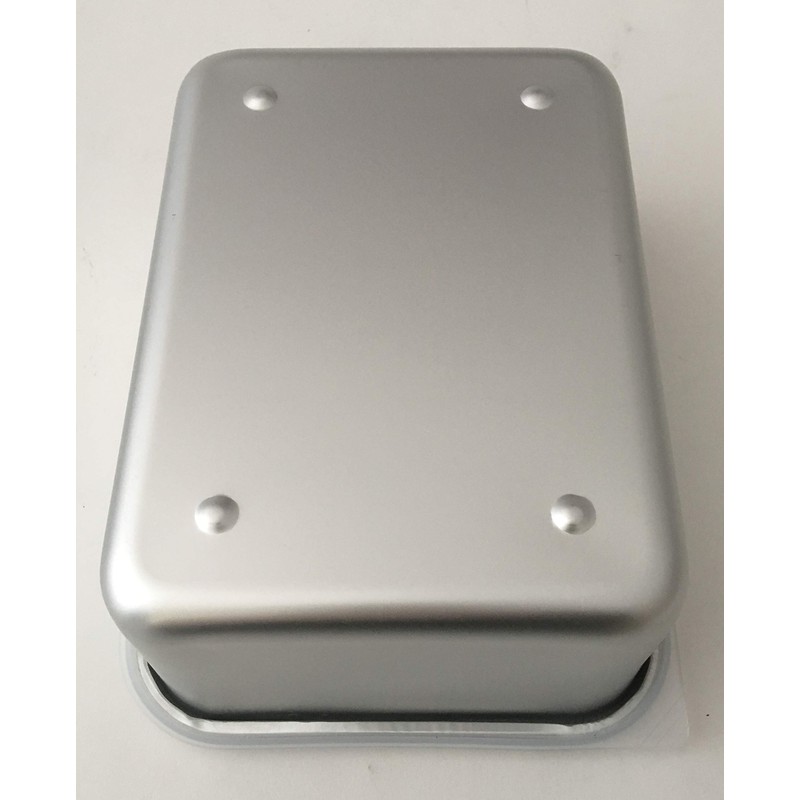 Taniguchi Metal 233157 Aluminum Storage Container with Lid, Deep, Medium