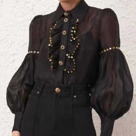 (신세계김해점)보시블라우스(TNA27020) (Shinsegae Gimhae Store) Visible Blouse (TNA27020)