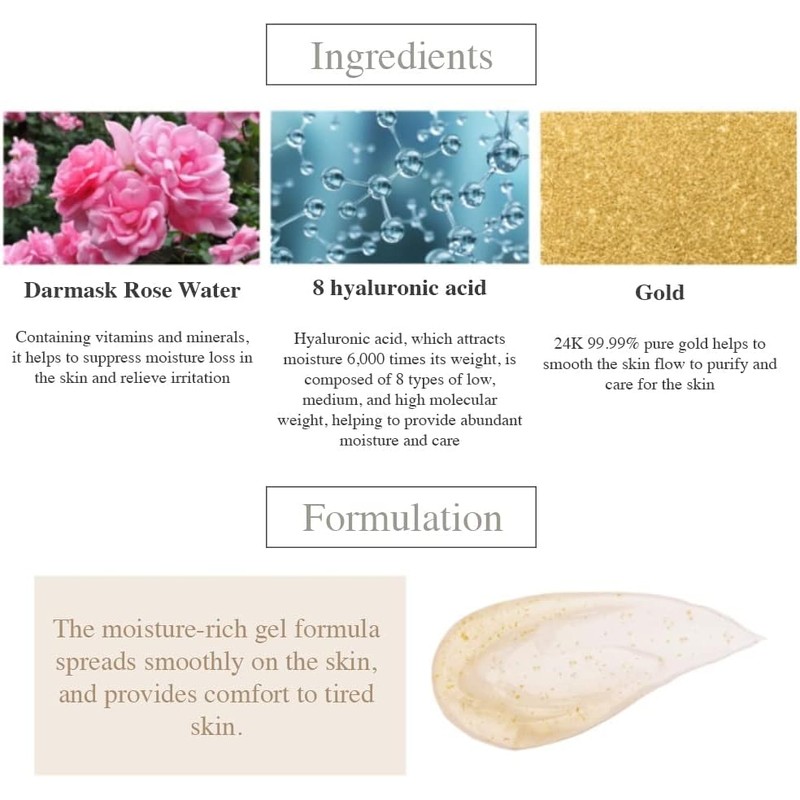 Gel calmante y equilibrante, humectante a base de agua, 100
