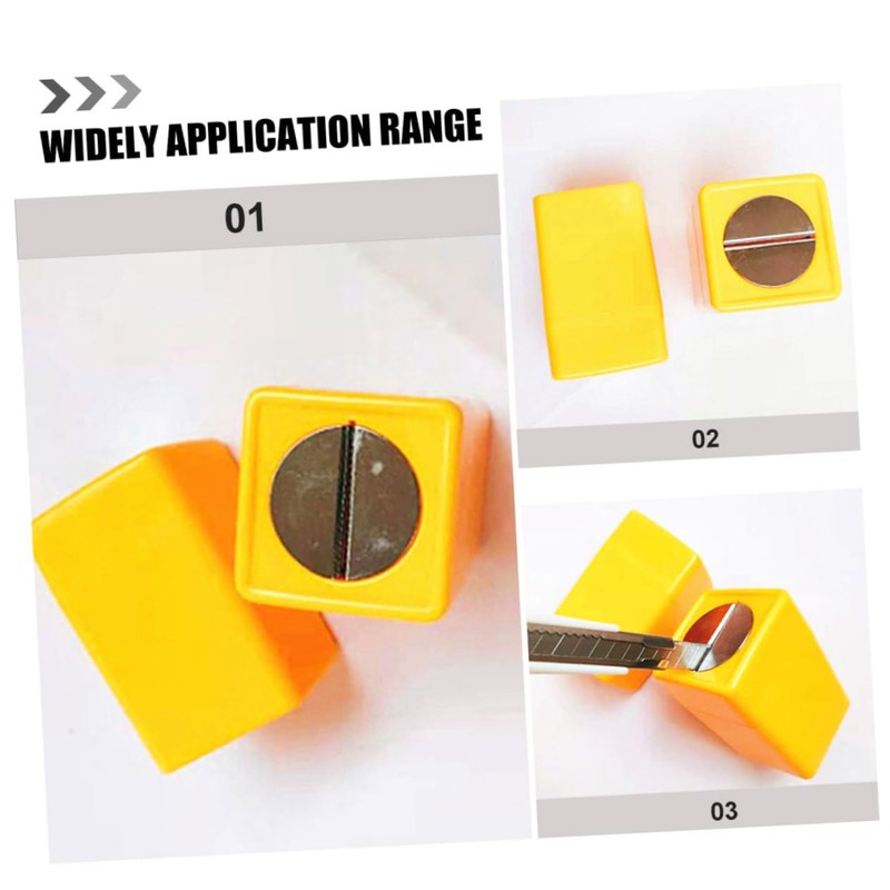 SAFIGLE 4Pcs Razor Blade Disposal Box Safe Storage Container for