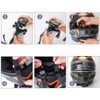 TELESIN Motorcycle Helmet Strap Mount with Frame Housing for GoPro