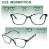 STASTEND 4 Pack Progressive Multifocus Reading Glasses for Women Men
