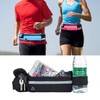 Unisex Anti-theft Running Marathon Jogging Hip Pack Belt Bag Pink 2ea