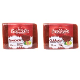 Predilecta - Guava Paste w/ Fruit Pieces - 35.27 oz (PACK OF 02) | Goiabada Cascão - 1.01kg