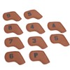10PCS Golf Head Protective Covers Waterproof PU Material Golf Putter