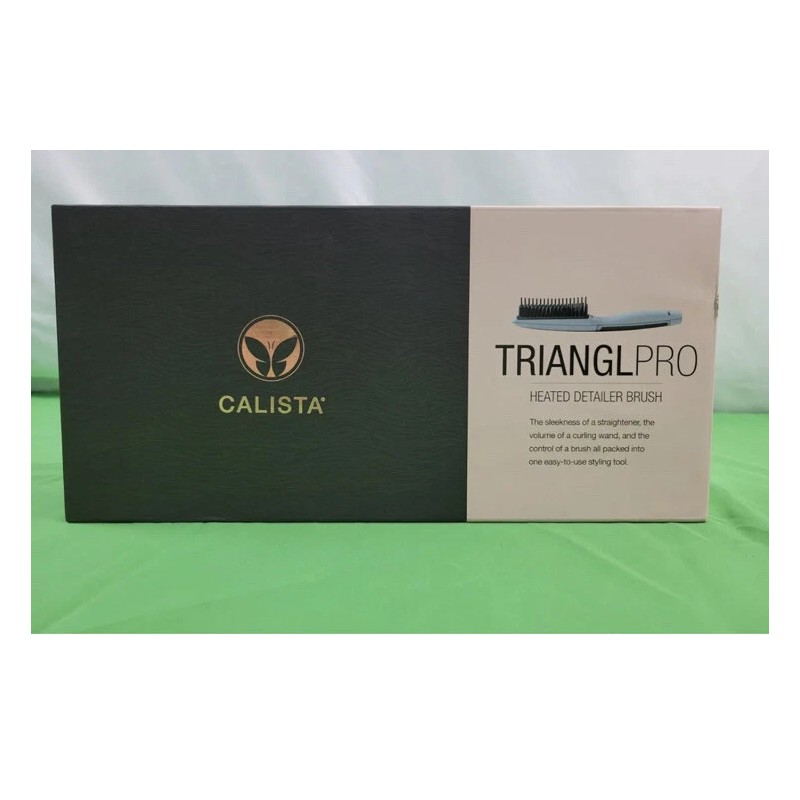 Calista TrianglPRO Triangl Pro Heated Hair Detailer Brush River Blue