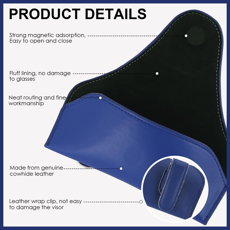 KEVANCHO Sunglass Holder for Car Visor, Car Sunglasses Holder Eyeglasses