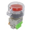 uxcell A12081700ux0127 Mushroom Momentary Push Button Switch 1NO 1NC with