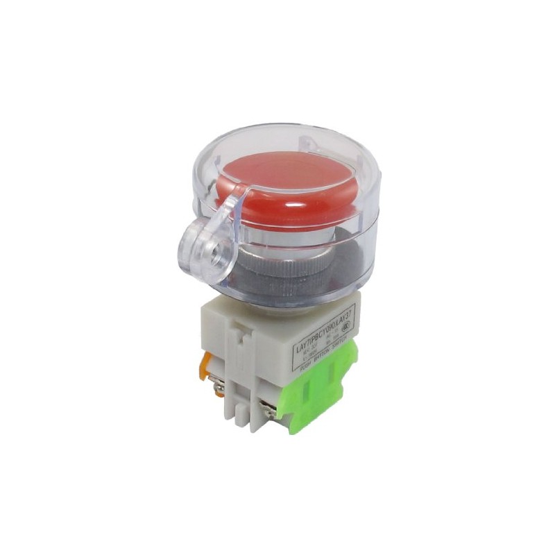 uxcell A12081700ux0127 Mushroom Momentary Push Button Switch 1NO 1NC with