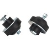 Universal Bolt-Through Engine Mount Cushion Kit - Heavy Duty Rubber