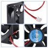 2 Pack 80mm DC Fan 12V Computer Fan 80mm 2