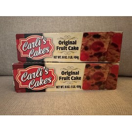 Carli's Cakes 2 pack Original Fruitcake - Made From The Finest Fruits and Nuts - Carli's Cakes