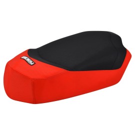 Enjoy Mfg 2008-12 Skidoo GSX 500, 550, 600, 800R Snowmobile Seat Cover BRIGHT RED/BLK #421