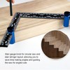 Stair Gauge Aluminum Alloy Hex Flat Gauge with Thumb Screw