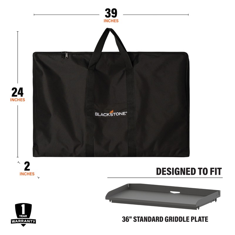 Blackstone 1131 36" Griddle Top Carry Bag, 600D Polyester, Black