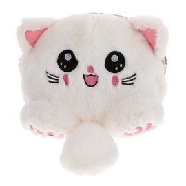 CALLARON Pack of 2 Shoulder Bag School Bag Office Bag Phone Holder Bag Cute Travel Bag Woman Handbag Handbags Shoulder Bag Plush Coin Bag Women Purses Girls Backpack Miss, White