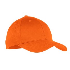 Port & Company YCP80 Youth Six-Panel Twill Cap - Orange - One Size