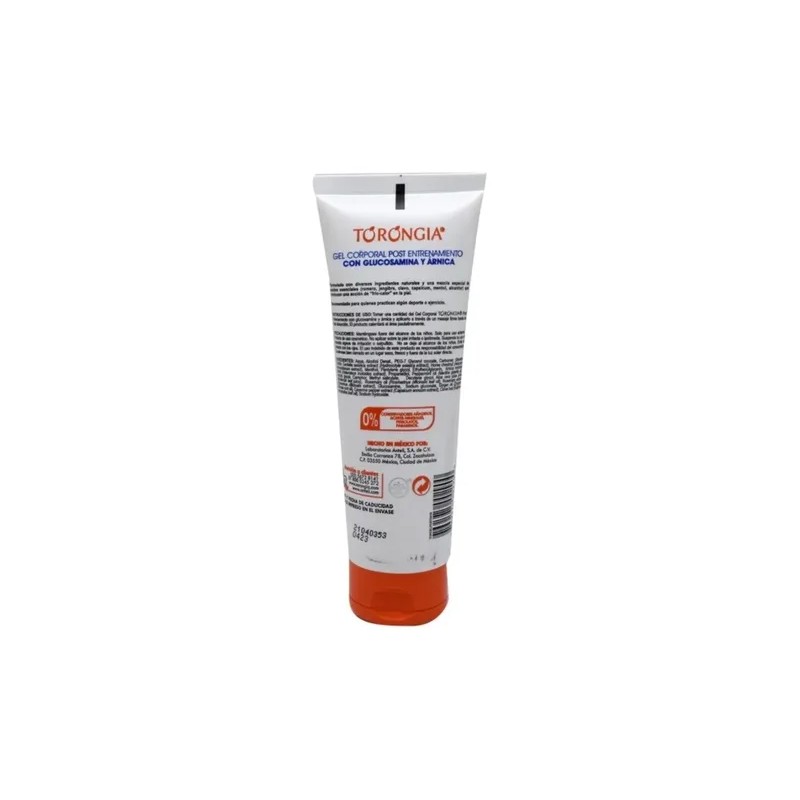 Torongia Gym gel corporal post-entrenamiento 100 g, relaja y tonifica