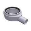 LUX ELEMENTS TUB-LINE BA-W 22 Horizontal Drain Pot Made of
