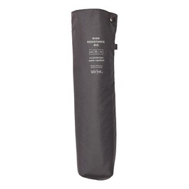 Waterfront U370-0819GY1-B4 Men's Folding Umbrella, LESS IS MORE Toyama Thunder In Bag, Steel Gray, 27.6 inches (70 cm), Big Size, Large Diameter, Wind Resistant, Withstands Strong Winds,