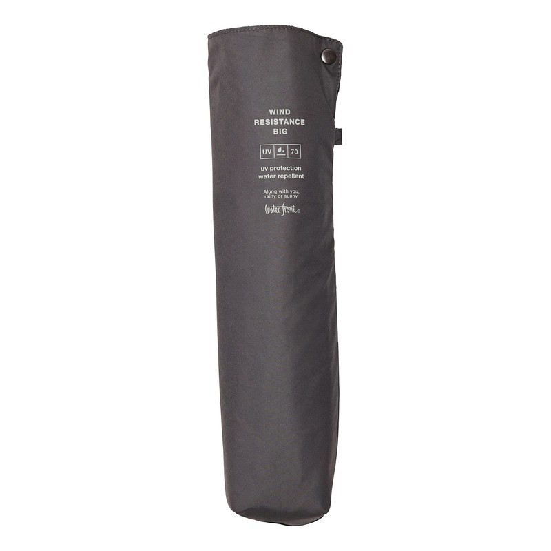 Waterfront U370-0819GY1-B4 Men's Folding Umbrella, LESS IS MORE Toyama Thunder