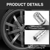 8PCS Tire Valve Stem Extension with Two Sizes: 39mm and