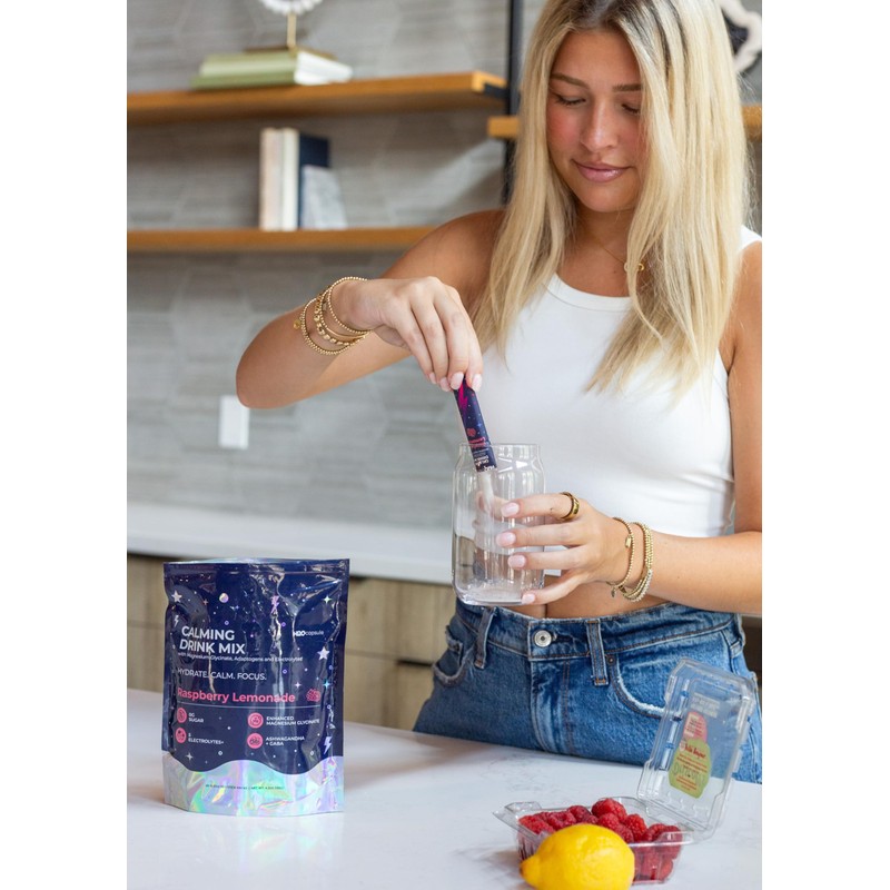 Calm Magnesium Glycinate Powdered Drink Mix with Electrolytes – Sugar