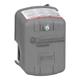 Telemecanique Sensors 9013FHG2J27X Air-Compressor Pressure Switch, 100 psi Set Off, 20 psi Fixed Differential, 1/4" NPSF Internal, 2-Way Release Valve