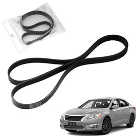 RemaxCrope Serpentine Drive Belt Replacement for Nissan Altima Base S SL 2.5L 2007 2008 2009 2010 2011 2012 2013 - Engine Drive Fan Belt 11720-JA00B 6PK2230 for Altima Belt Accessories