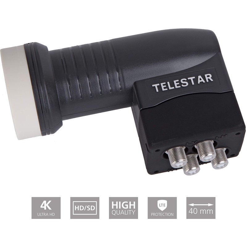 Tele-starling SkyQuatro HC Low Noice block (0.1 dB, Full-high-density, HDTV,