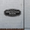 Victorian Plus Arbitration Room Wall or Door Sign Leather |
