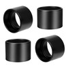 TOCCOOL 4 Pack Ceramics Light Socket Shade Rings, Light Socket
