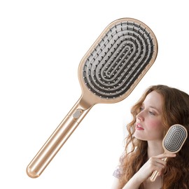 Retractable Hair Brush - Retractable Bristles Hair Brush That Cleans Itself - Self-Cleaning Massage Comb, Hair Brush for Thick Hair, Long Hair, Daily Care Styling Tool