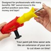 Multi-Angle Paint Brush Extender Red, Paint Edger Tool for High