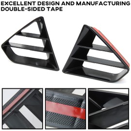 KEWISAUTO Front Upper Grille Inserts for Ford Mustang GT 2018-2023, Black Modified Radiator Grille Insert for Ford Mustang GT 2018-2023 Accessories (Left & Right), Replace P/N #JR3B-8200-AB