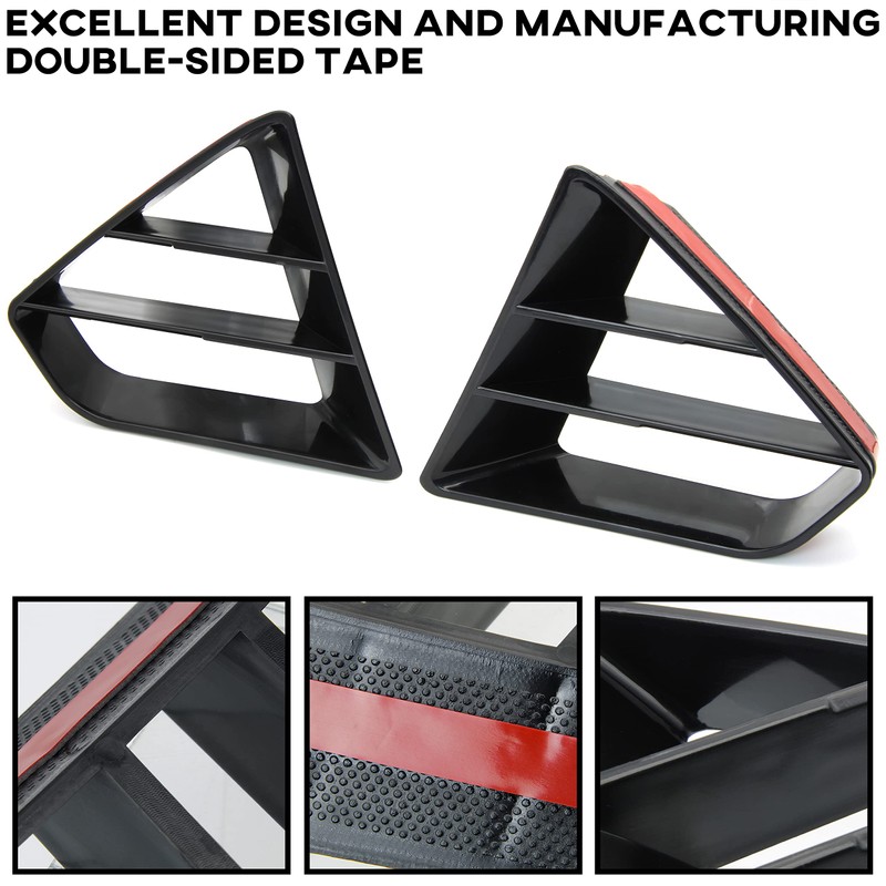 KEWISAUTO Front Upper Grille Inserts for Ford Mustang GT 2018-2023,