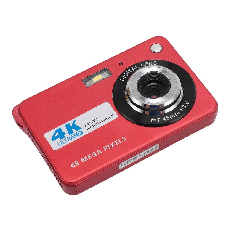 4K Digital Camera 48MP HD 2.7 Inch Screen 8X Zoom