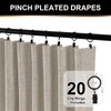 100% Blackout Shield Full Blackout Curtains for Bedroom 84 inch