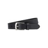 camel active Men's Basic Leather Belt, black