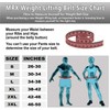 MRX Weight Lifting Belt Genuine Leather - 4 Inches Wide